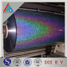 Película holográfica filme bopp aluminizado mylar laser filme